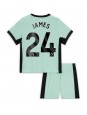 Billige Chelsea Reece James #24 Tredjedraktsett Barn 2023-24 Kortermet (+ Korte bukser)
